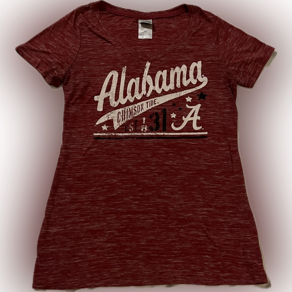 Alabama Crimson Tide Women's Maroon Short Sleeve Tee